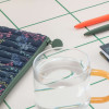 Trousse - Tissus - Motif fleuri - Petit modèle - Idéale pour ranger stylos, accessoires - Miquelrius