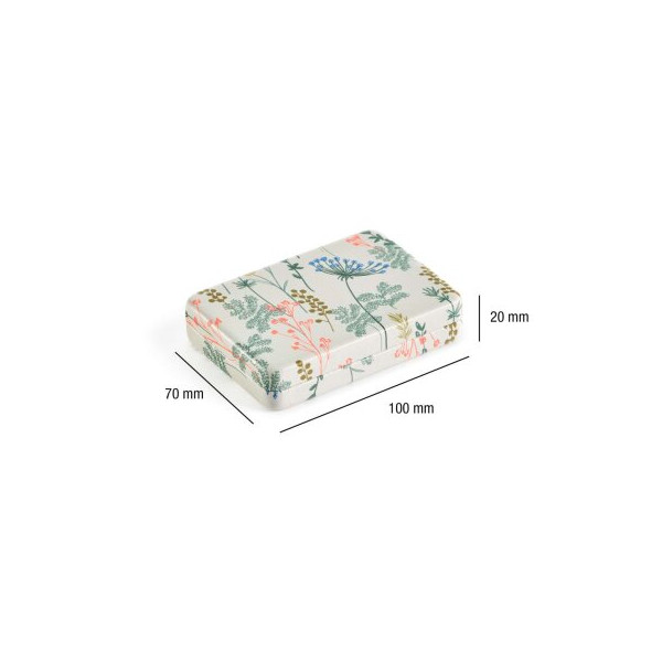 Petite boîte à bijoux - 10x7x2cm - Avec rangement - Intérieur doux - Miquelrius