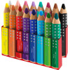 Crayons de couleur - Ergonomique - Mine XXL Jumbo - 16 couleurs + taille-crayon - Faber-Castell