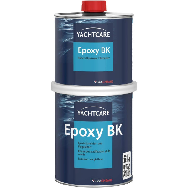 photo-Résine - Epoxy type BK - Transparent - Durcisseur inclus - Sans solvant - YACHTCARE