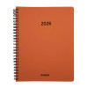 photo-Agenda Semainier 2026 Timing Calvi - 17,1 x 22 cm - Orange - Brepols