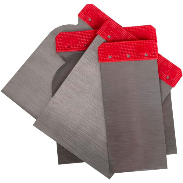 photo-Spatules - Pour mastic - Carrosserie, lissage, grattoir, bricolage - 4 tailles - NTools