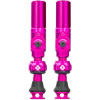 photo-Valves - Tubeless - Big Bore Hybrid - Rose - Small - Pour gonflage maximal - Vélo - VTT - Muc-Off