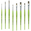 Pinceaux - Assortiment 6 tailles et formes + natte  - Loisirs créatifs - Da Vinci