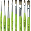 Pinceaux - Assortiment 6 tailles et formes + natte  - Loisirs créatifs - Da Vinci