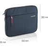 Housse - Pochette - Pour PC Portable de 15" ou 16" - 39x29x3cm - Bleu - Miquelrius