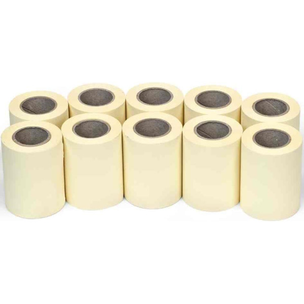 Recharges pour rouleau de notes repositionnables - Jaune - 10mx60mm - 10 rouleaux