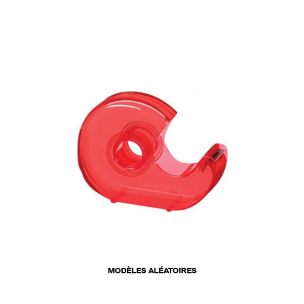 photo-Dévidoir pour ruban adhésif - Plastique - Coloris aléatoire - Rechargeable