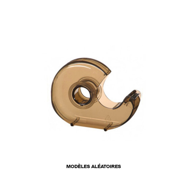 Dévidoir pour ruban adhésif - Plastique - Coloris aléatoire - Rechargeable