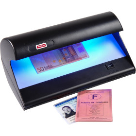 photo-Détecteur de faux billets - Lampe UV blanche - Contrôle rapide et efficace