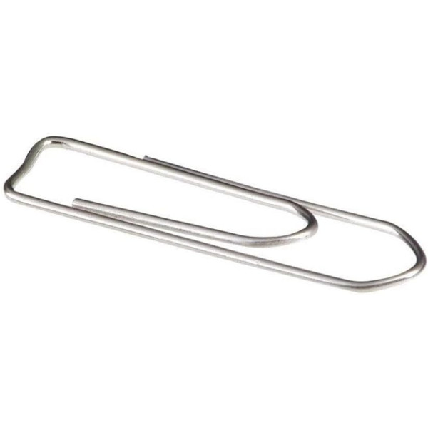 Trombones - Attaches lettre - 32mm - Boite de 1000 - Acier galvanisé - Bureau - Scolaire