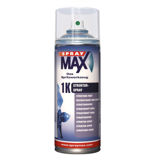 photo-Bombe de produit restructurant - Pare-chocs, plastique - Grain moyen - Transparent - SprayMax - 400ml