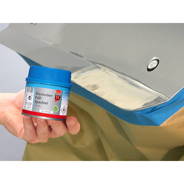 Mastic - Universel - Polyester - Durcisseur inclus - Rebouchage, lissage - Auto-K - 250g