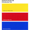 Encres acrylique - 3 flacons 29,5ml + 1 marqueur - Couleurs primaires -  Daler Rowney