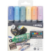 photo-Marqueurs - Indélébile - Permanent - 6 couleurs pastel - Pointe ronde 2mm - Lyra