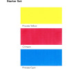 Encres acrylique - 3 flacons 29,5ml + 1 marqueur - Jaune, rouge et bleu -  Daler Rowney
