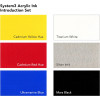 Encres acrylique - 6 flacons 29,5ml + 1 marqueur - Couleurs classiques -  Daler Rowney