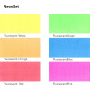 Encres acrylique - 6 flacons 29,5ml + 1 marqueur - Couleurs fluos -  Daler Rowney
