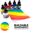 Encres acrylique - 6 flacons 29,5ml + 1 marqueur - Couleurs primaires -  Daler Rowney