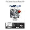 photo-Bloc - Dessin - A3+ - 29,7x42cm - 30 feuilles - 200g - Spirales - Pour feutres et marqueurs - Canson