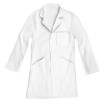 photo-Blouse blanche - Taille 12/14 ans - Coton - Collège - Lycée - Pour la physique-chimie