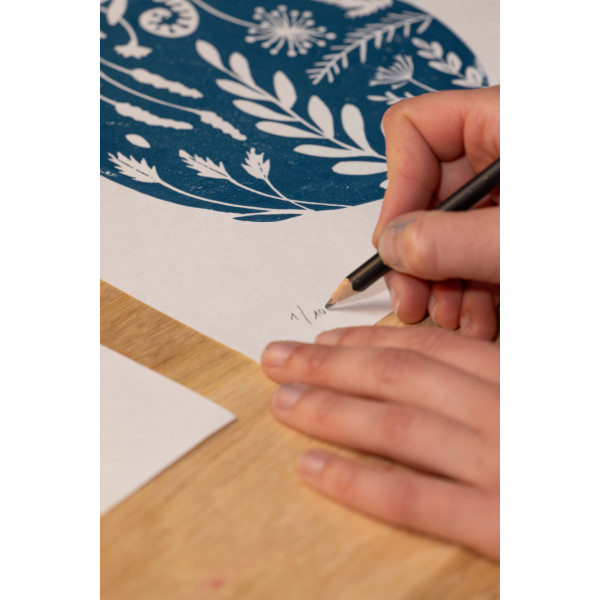 Papier pour linogravure - A4 - Papier fibres de bambou - 30 feuilles - Pébéo