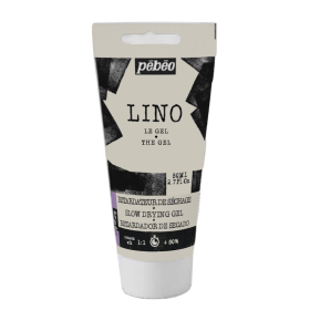 photo-Médium pour linogravure - Retardateur de séchage - Incolore - 80ml - Pébéo