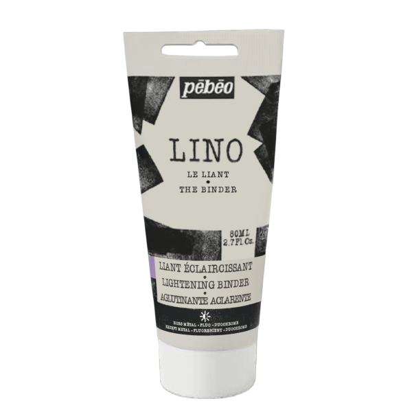 photo-Médium pour linogravure - Liant éclaircissant - Incolore - 80ml - Pébéo