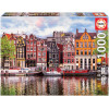 photo-Puzzle - Amsterdam - Maisons dansantes - 1000 pièces - 68x48cm - Dès 14 ans - Educa