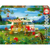 photo-Puzzle - Vacances à la campagne - 1000 pièces - 68x48cm - Dès 14 ans - Educa