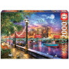 photo-Puzzle - Londres au coucher du soleil - 2000 pièces - 96x68cm - Dès 14 ans - Educa