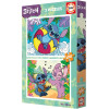 Puzzle - Stitch et Angel - Disney - 2x100 pièces - 40x28cm - Dès 6 ans - Educa