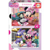 photo-Puzzle - Minnie et ses amies - Disney - 2x20 pièces - 28x20cm - Dès 3 ans - Educa