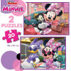 Puzzle - Minnie et ses amies - Disney - 2x20 pièces - 28x20cm - Dès 3 ans - Educa