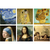 Puzzles 3D - Coffret de 6 puzzles de 36 pièces - Thème art - Dès 14 ans - Educa