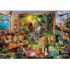 Puzzle - Les animaux dans la chambre - 6000 pièces - 156x107cm - Adulte - Educa
