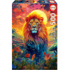photo-Puzzle - Le lion majestueux - 500 pièces - Dès 11 ans - 34x48cm - Educa