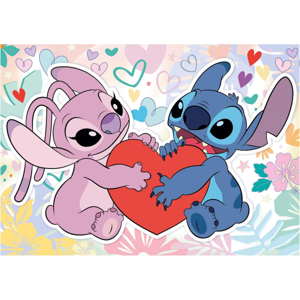 Puzzle - Stitch et Angel amoureux - 500 pièces - 48x34cm - Dès 11 ans - Educa