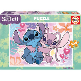 photo-Puzzle - Stitch et Angel - Disney - 300 pièces - 40x28cm - Dès 6 ans - Educa