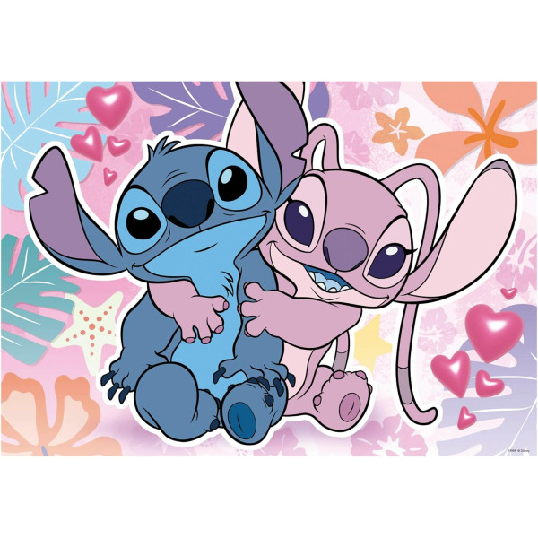 Puzzle - Stitch et Angel - Disney - 300 pièces - 40x28cm - Dès 6 ans - Educa