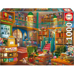 photo-Puzzle - La librairie anglaise - 1000 pièces - 68x48cm - Dès 14 ans - Educa