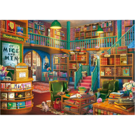 Puzzle - La librairie anglaise - 1000 pièces - 68x48cm - Dès 14 ans - Educa