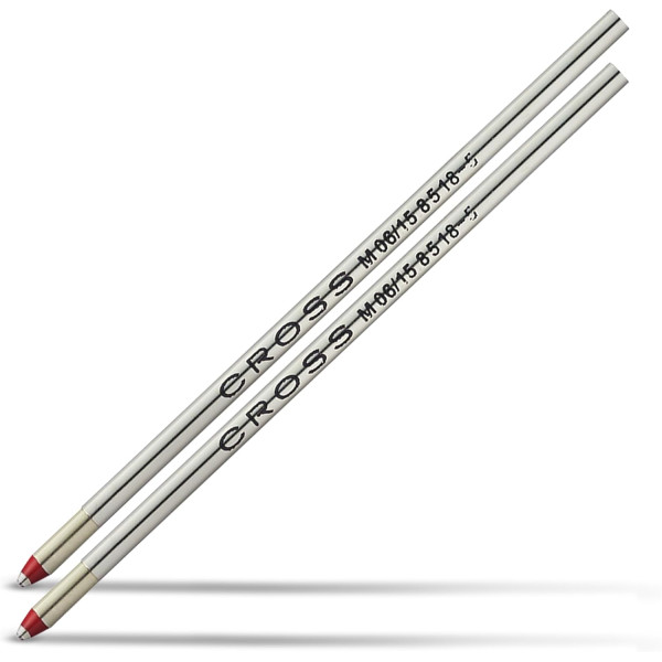 photo-Recharge - Cartouche - Pour mini stylo-bille - Rouge - Pointe moyenne - Standard - Cross - 8515-5