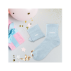 Chaussettes - Femme - Bleu avec paillettes - Girl Power - Taille 36/42 - Humour - Cadeau