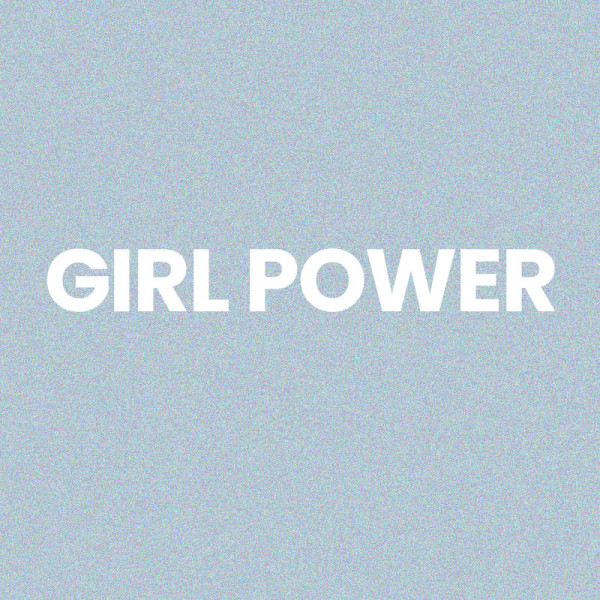 Chaussettes - Femme - Bleu avec paillettes - Girl Power - Taille 36/42 - Humour - Cadeau