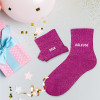 Chaussettes - Femme - Rose avec paillettes - Diva Râleuse - Taille 36/42 - Humour - Cadeau