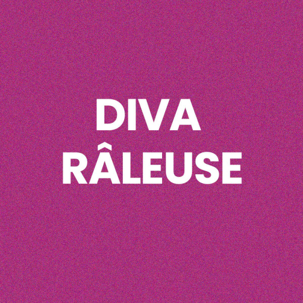 Chaussettes - Femme - Rose avec paillettes - Diva Râleuse - Taille 36/42 - Humour - Cadeau