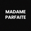 Chaussettes - Femme - Noir avec paillettes et fleurs - Madame parfaite - Taille 36/42 - Humour - Cadeau