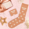 Chaussettes - Femme - Orange avec paillettes - Mamie cool - Taille 36/42 - Humour - Cadeau