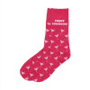 PHOTO-Chaussettes - Femme - Rose avec paillettes - Super connasse - Taille 36/42 - Humour - Cadeau